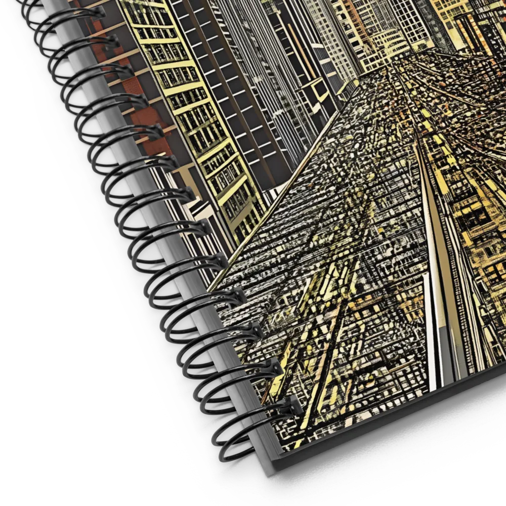 Urban Gridscape 
 Spiral Notebook | 140 pages
