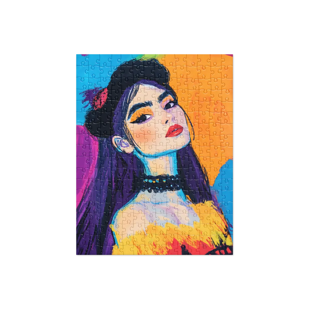 Vibrant Pop Portrait 
 Jigsaw Puzzle
