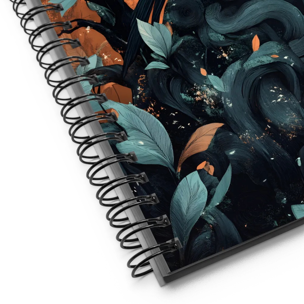 Stylized Forest Bird 
 Spiral Notebook | 140 pages