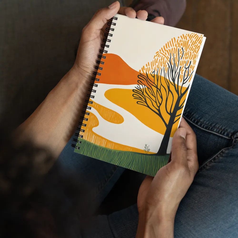 Autumn Grove Serenity 
 Spiral Notebook | 140 pages