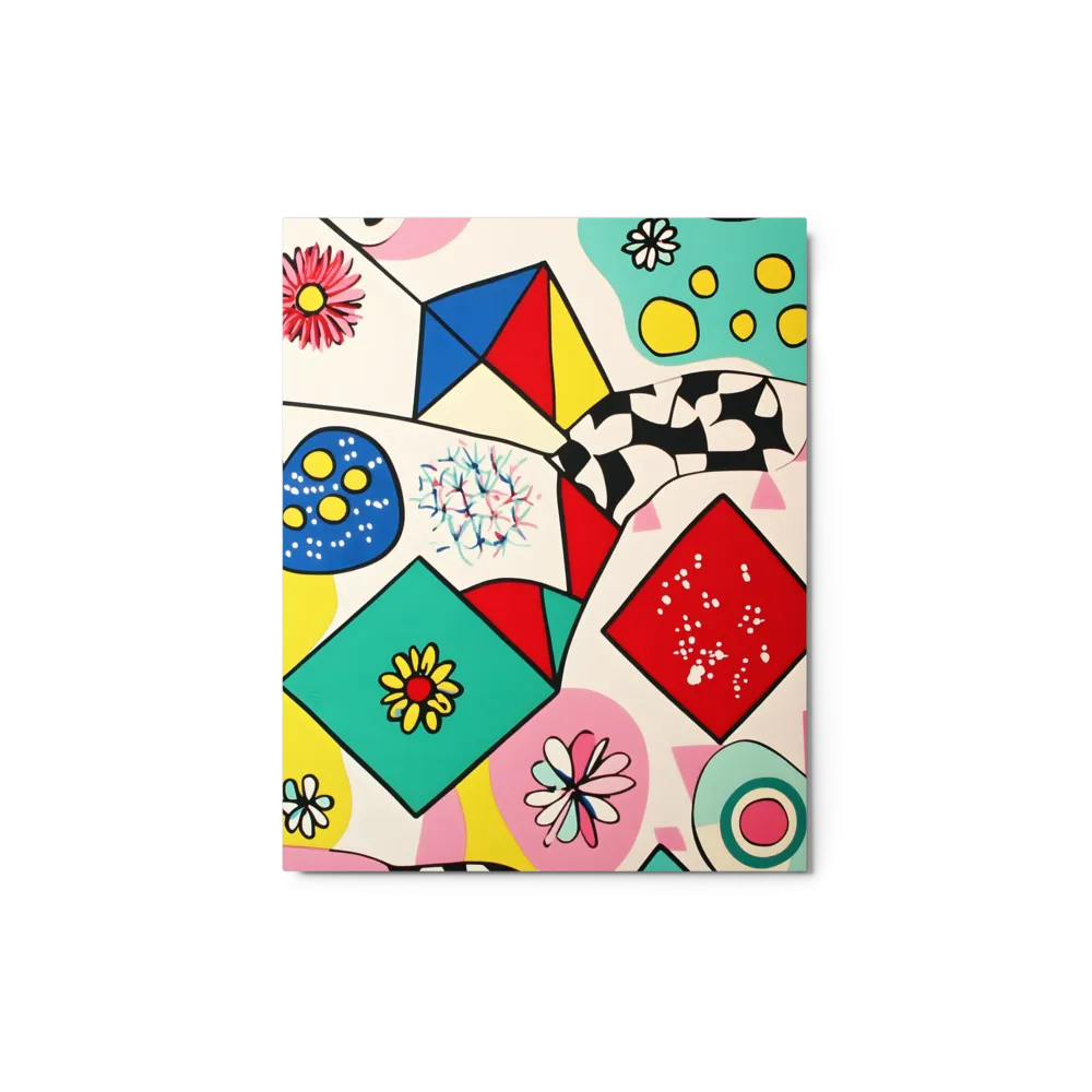 Abstract Geometric Floral Design