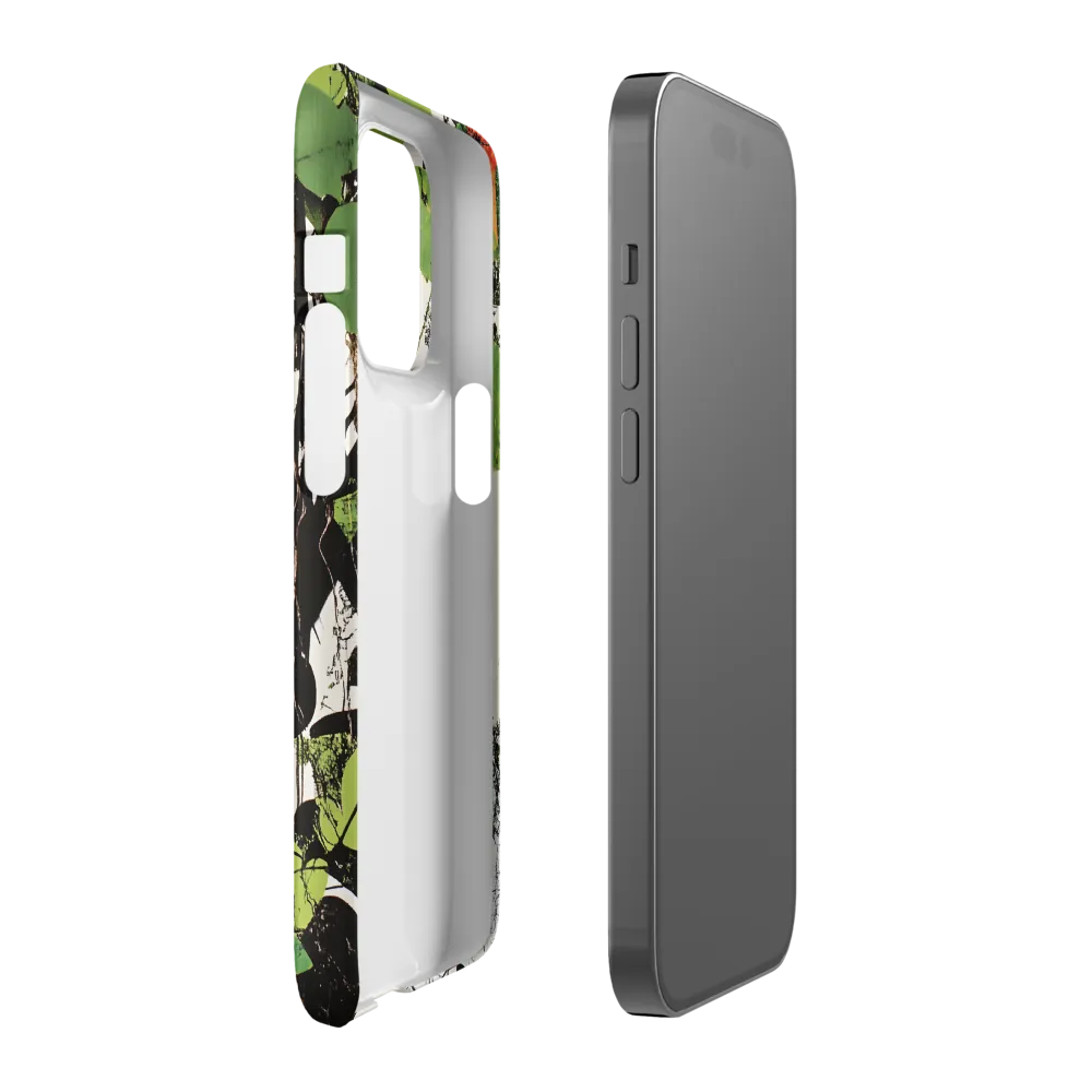 Abstract Leaves and Shapes Design | Phone Case