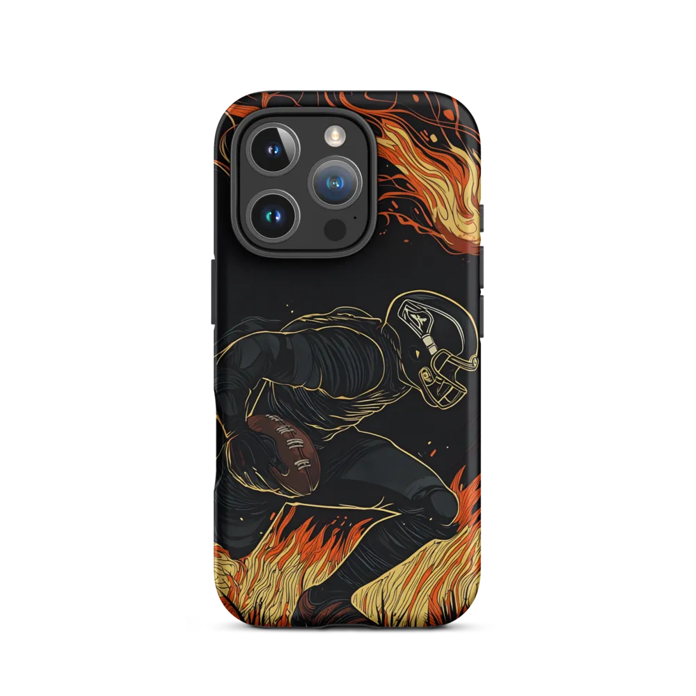 Dynamic Football Player in Action | Phone Case