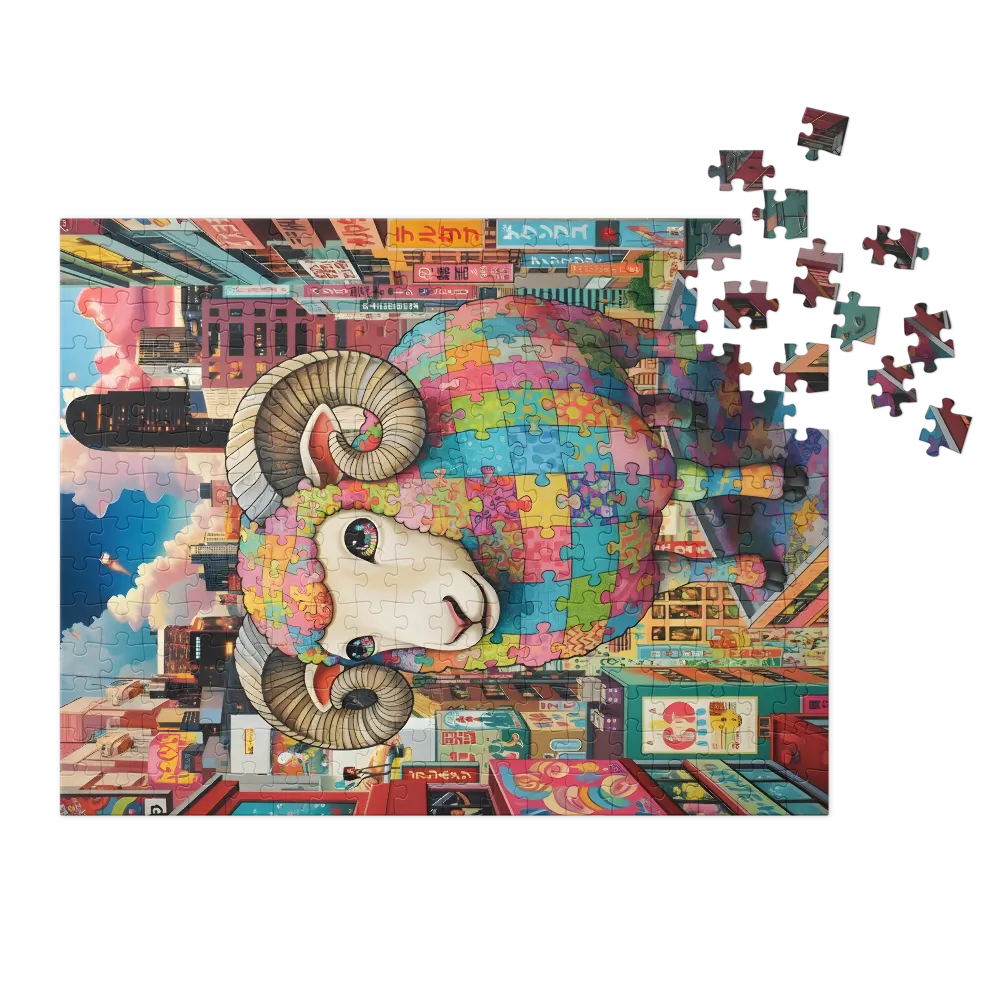 Puzzle Ram in Neon City | Jigsaw Puzzles