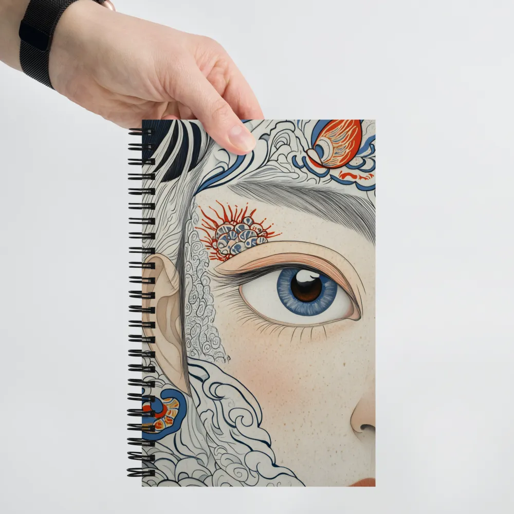 Neo-Ukiyo-e Eye 
 Spiral Notebook | 140 pages