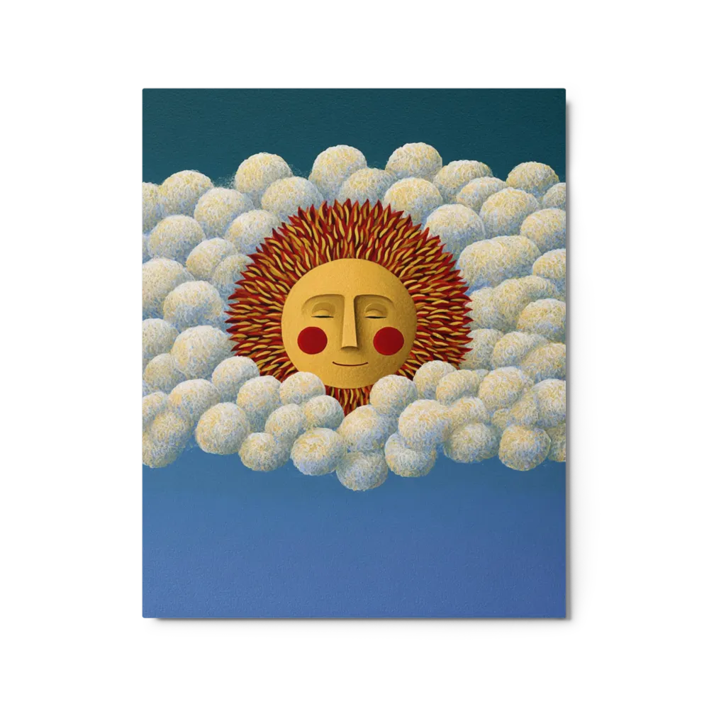 Golden Sun in the Clouds
