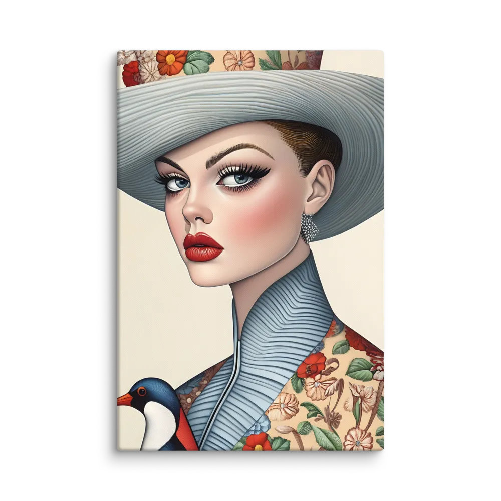 The Floral Milliner 
 Canvas | 40″x 60″