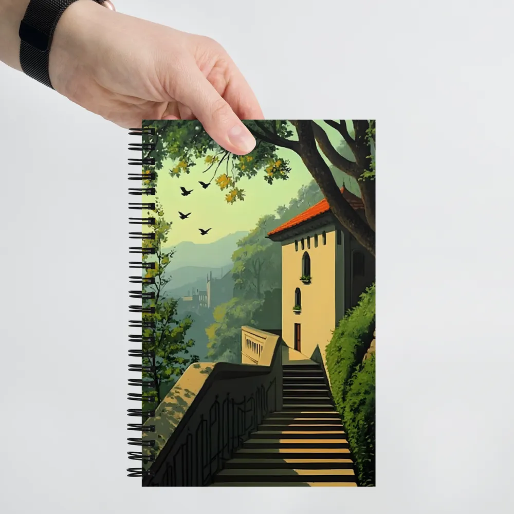 Ascending Path to Serenity 
 Spiral Notebook | 140 pages