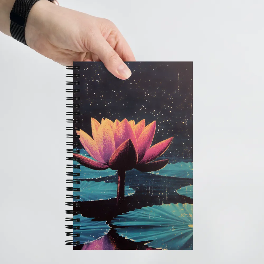 Ethereal Lotus Dream 
 Spiral Notebook | 140 pages