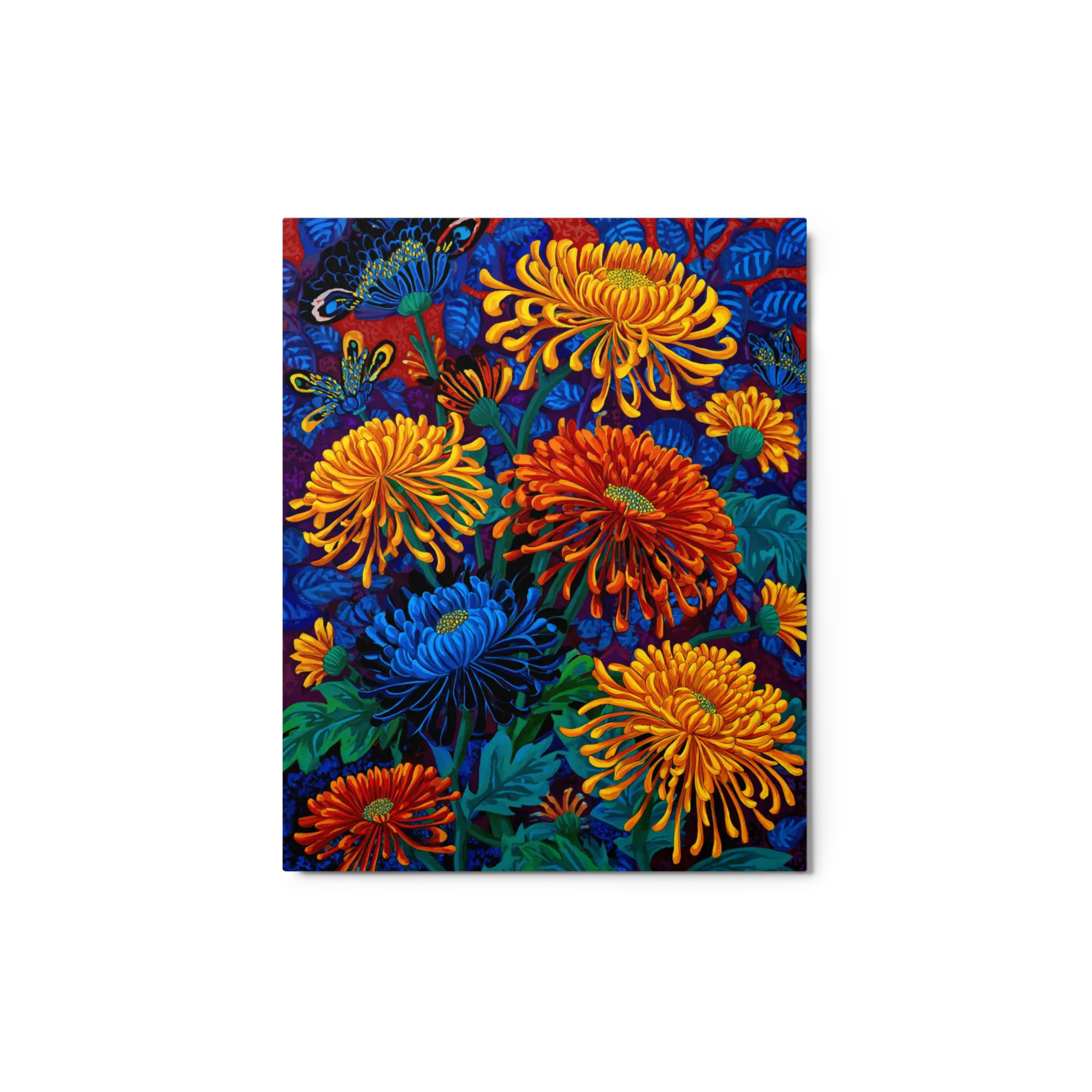 Midnight Chrysanthemums