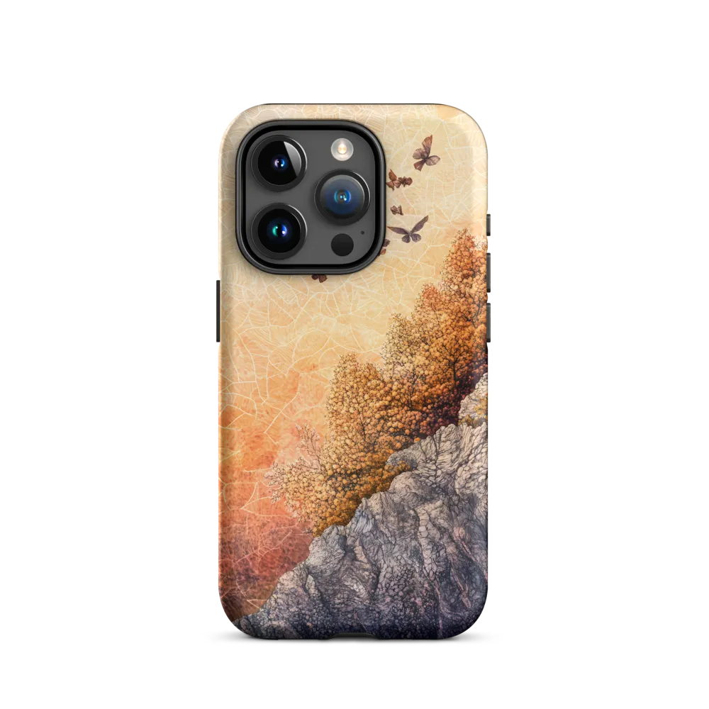 Flight Above the Autumn Ridge | Phone Case