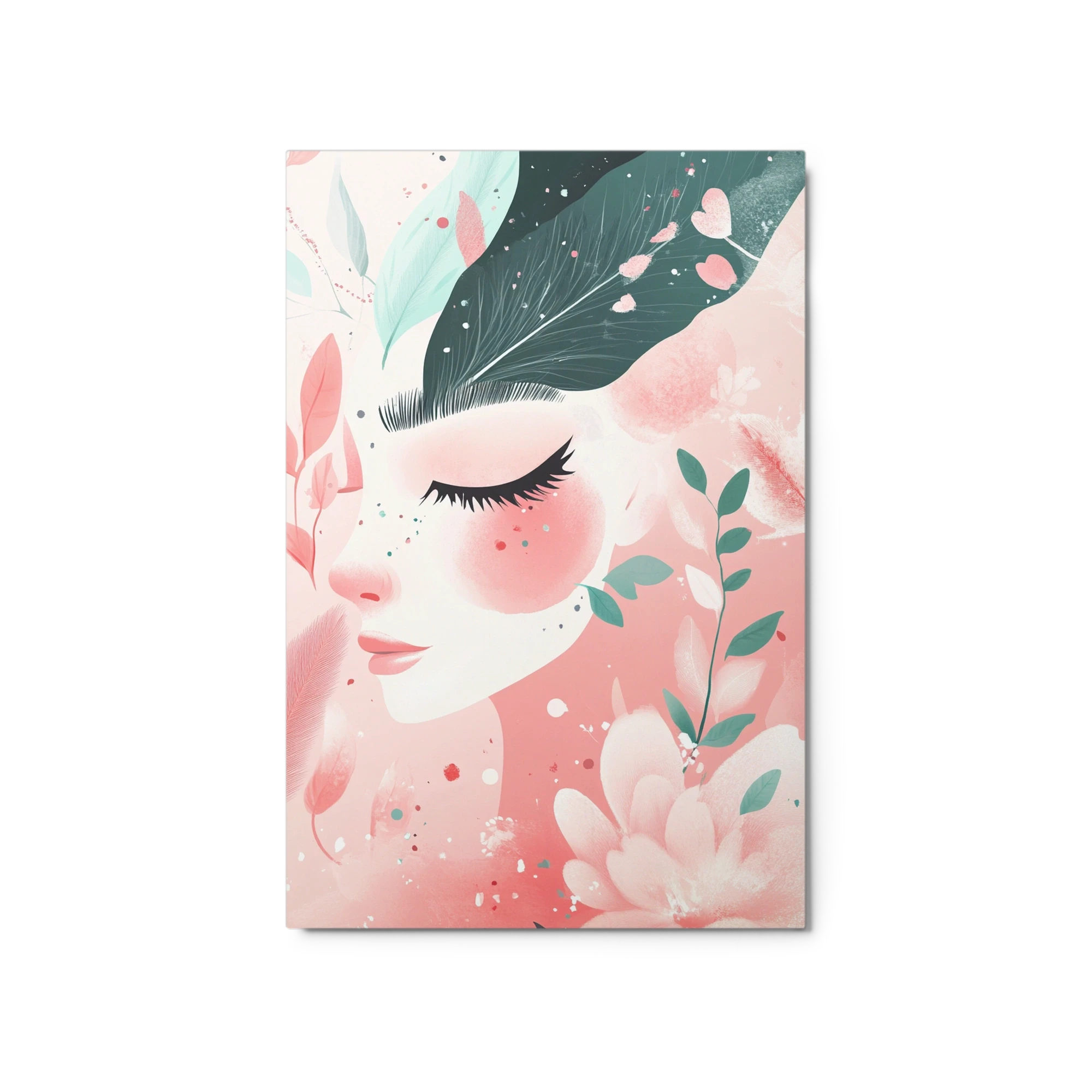 Floral Female Portrait