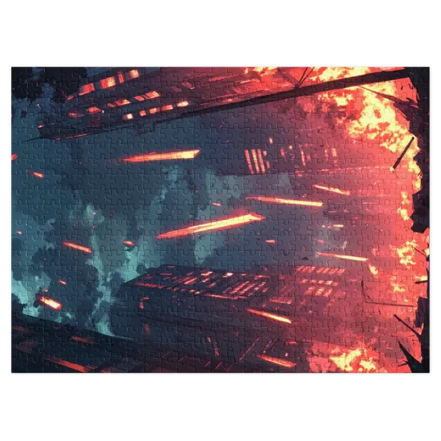Post-Apocalyptic Cityscape | Jigsaw Puzzle (252/520 pieces)