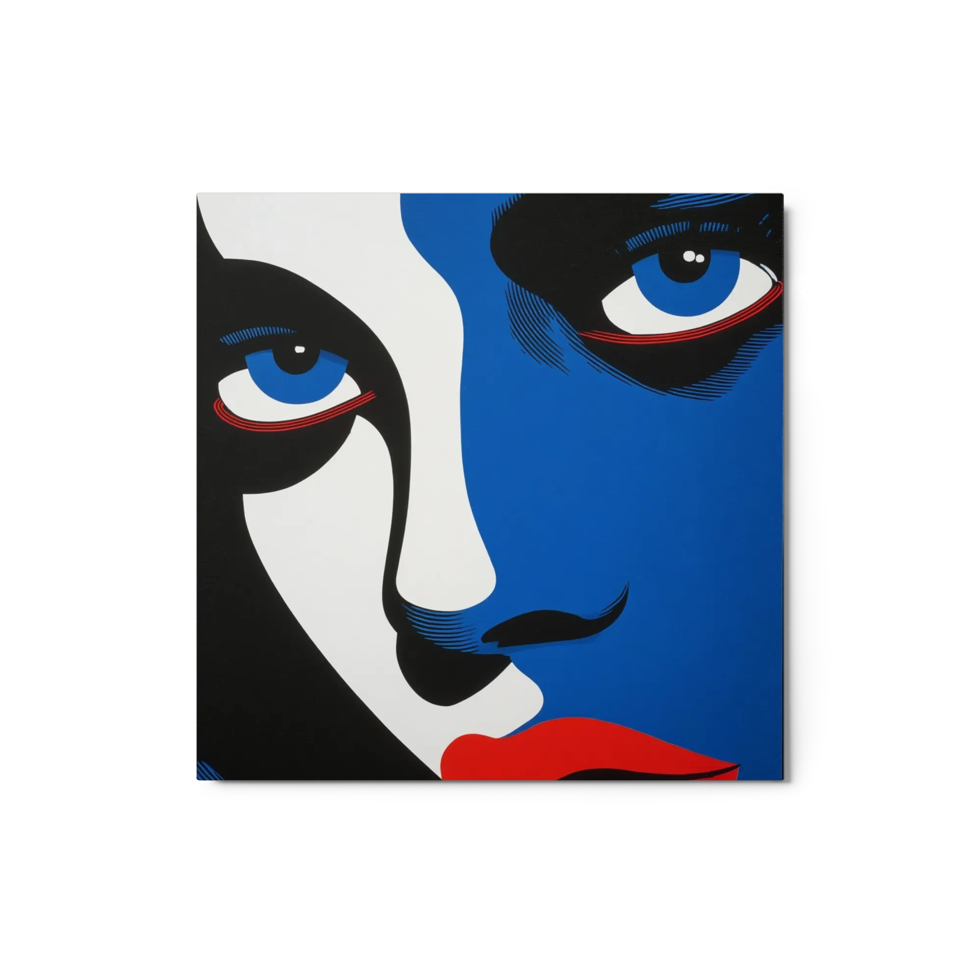 Bold Blue Face