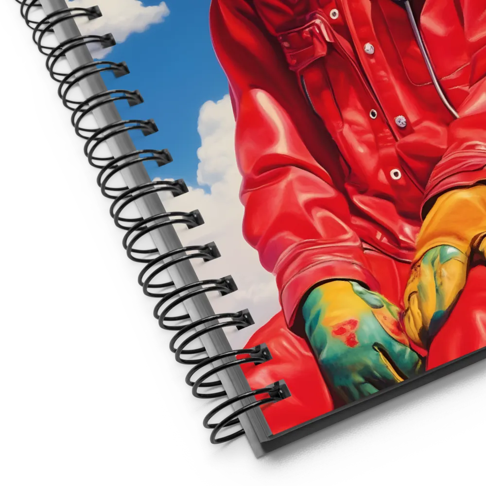 The Crimson Pilot 
 Spiral Notebook | 140 pages
