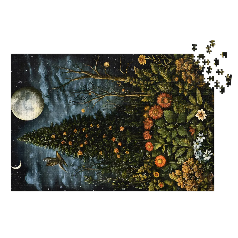 Midnight Botanical Sanctuary | Jigsaw Puzzles