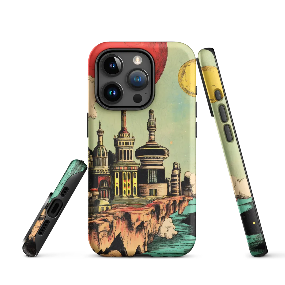 Futuristic City with Planets | Phone Case