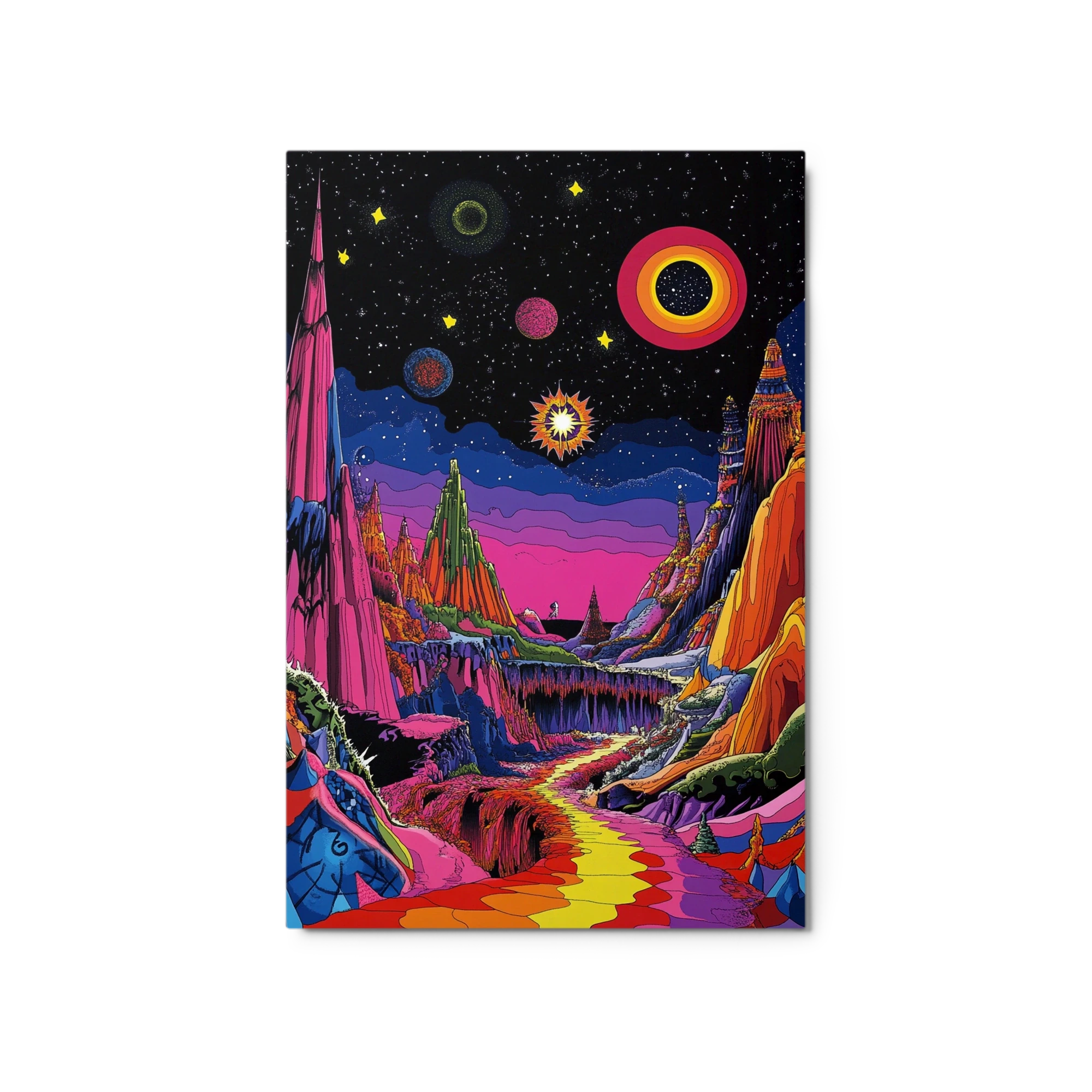 Vibrant Surreal Landscape