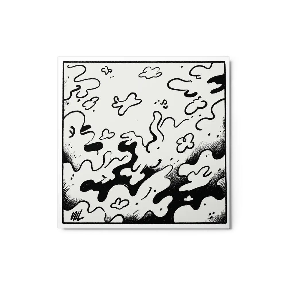 Fluid Forms in Ink | Art Print
