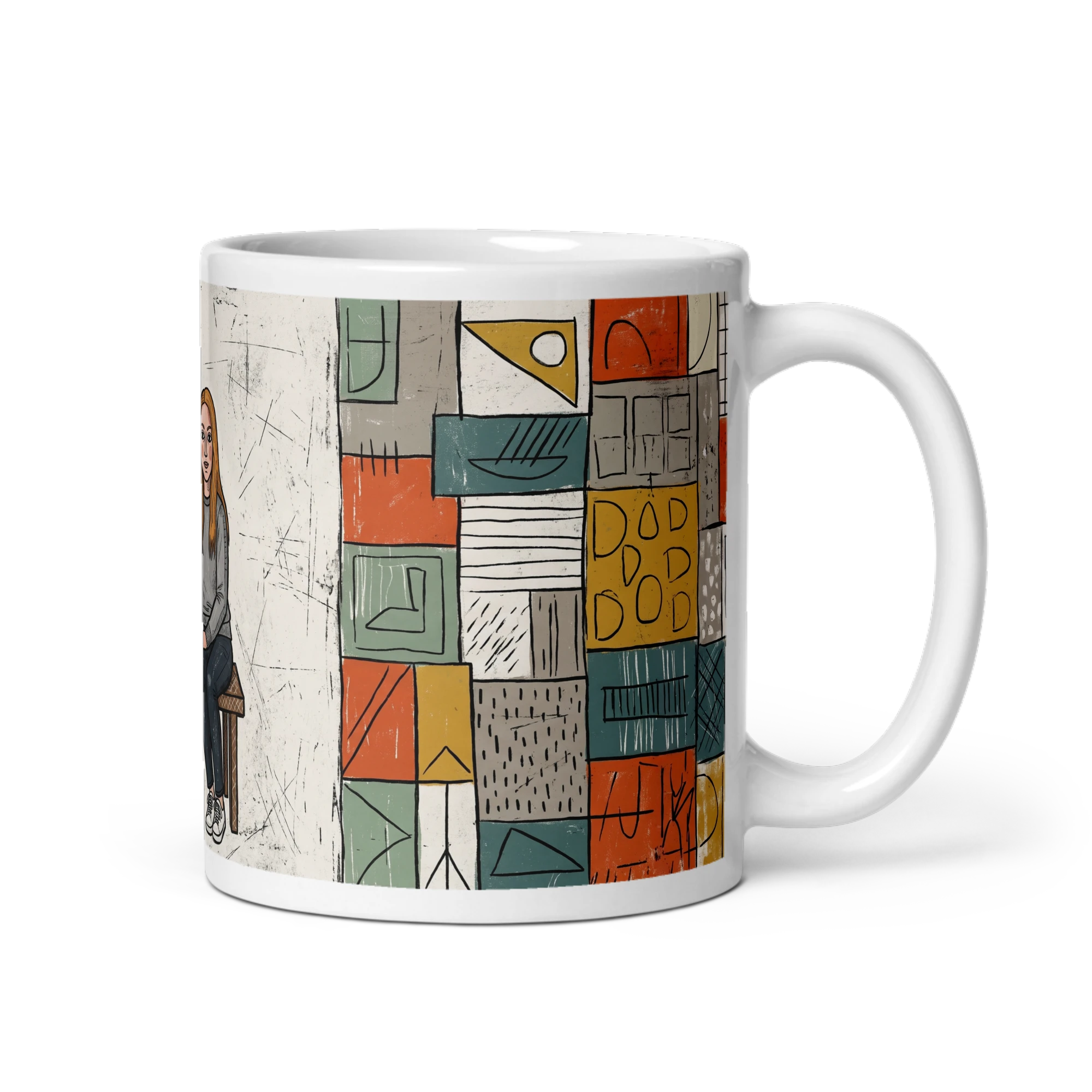 Family Portrait Mug — Totemic Expressionism