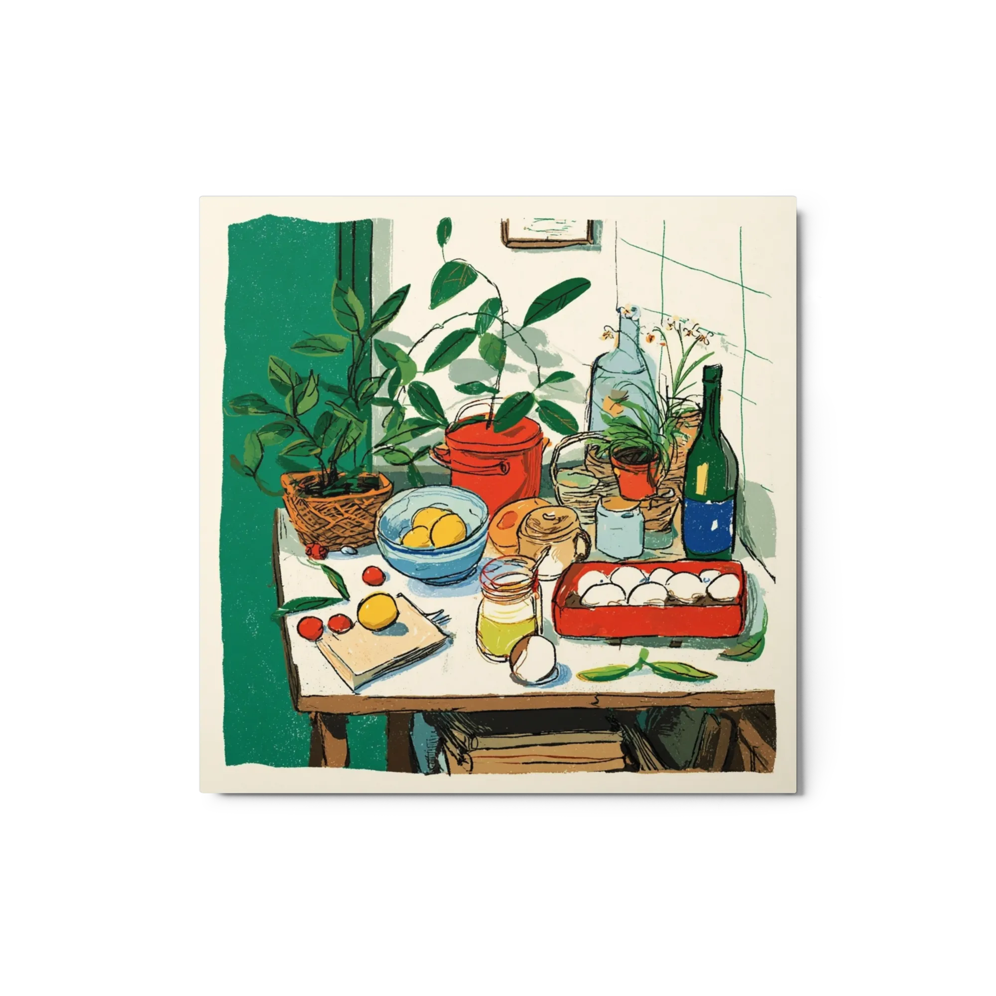 Botanical Tabletop Still Life