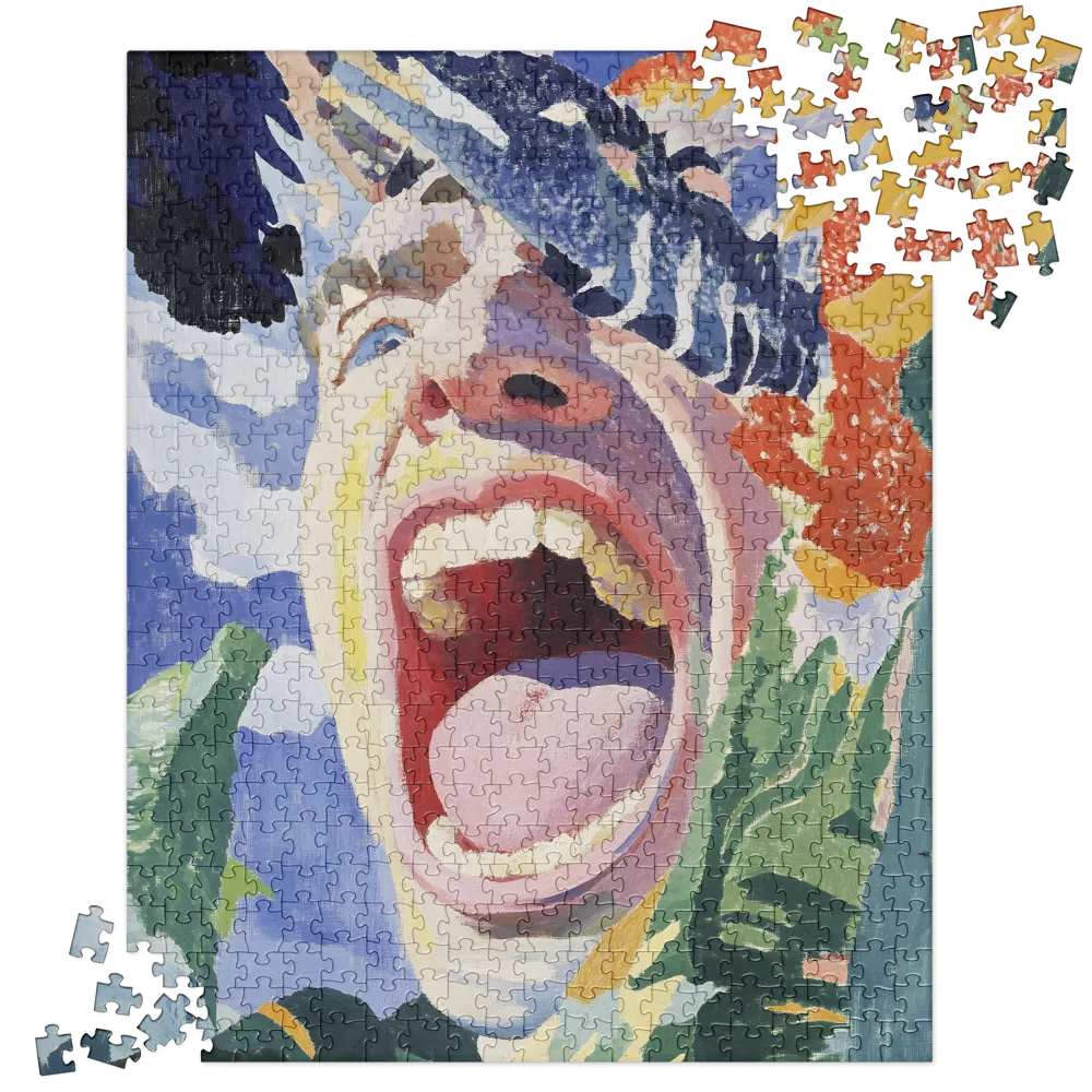 The Scream of Expression 
 Jigsaw Puzzle in Tin Box