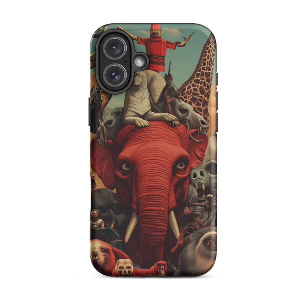Surreal Elephant with Wildlife | Phone Case