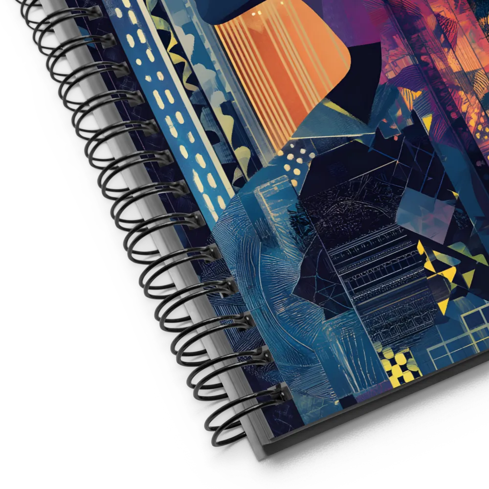 Geometric Muse 
 Spiral Notebook | 140 pages