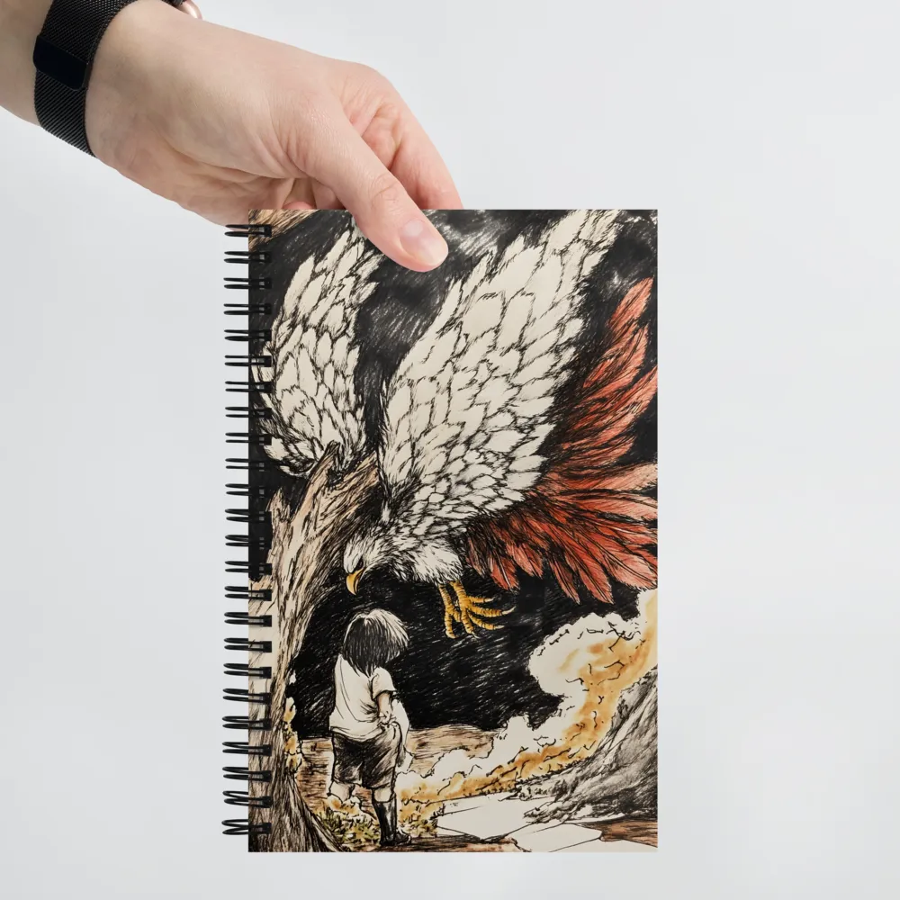 The Child and the Eagle 
 Spiral Notebook | 140 pages