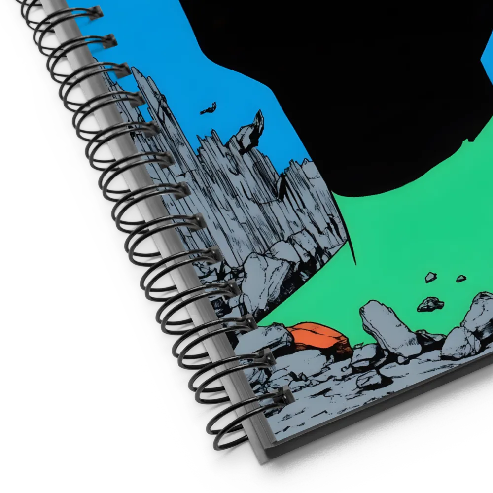 Gaze of the Desolate World 
 Spiral Notebook | 140 pages