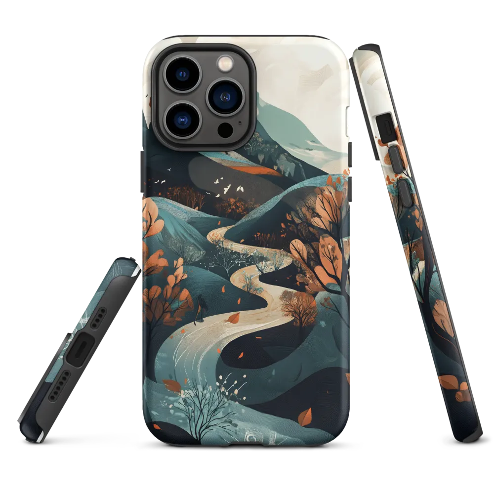 Autumnal Castle Journey | Phone Case