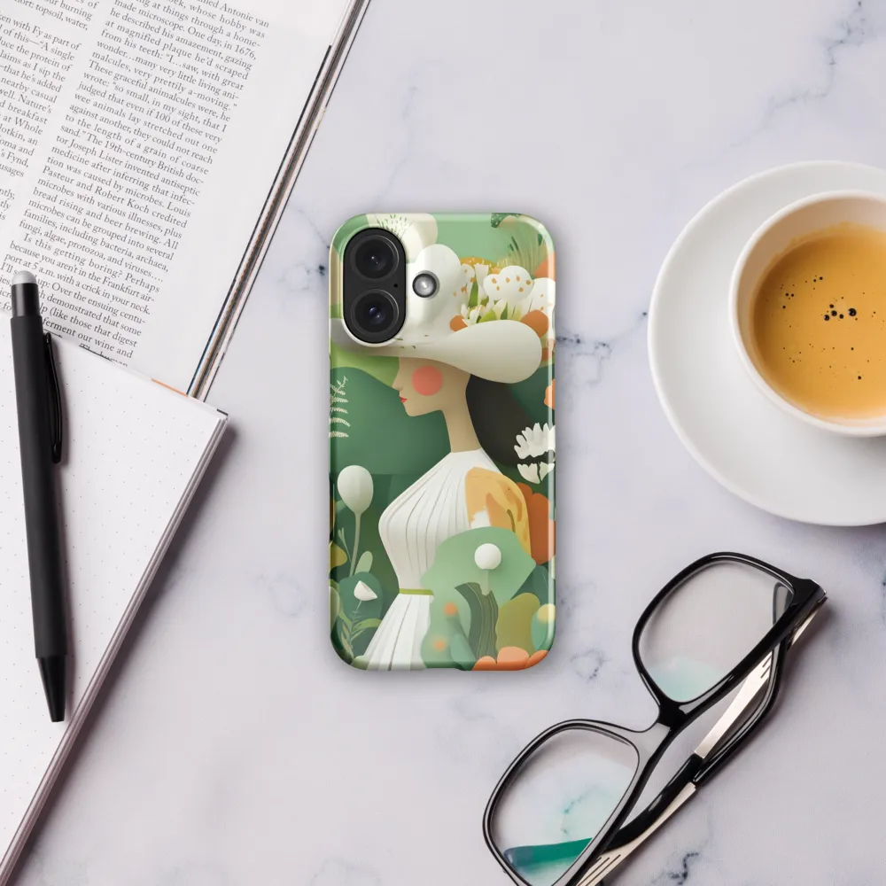 Serene Bloom Profile 
 iPhone 14 Pro Max | Tough Case