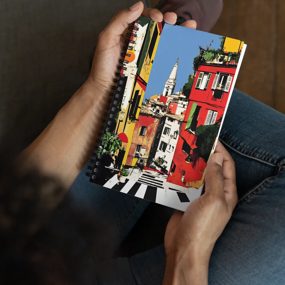 Mediterranean Cityscape 
 Spiral Notebook | 140 pages
