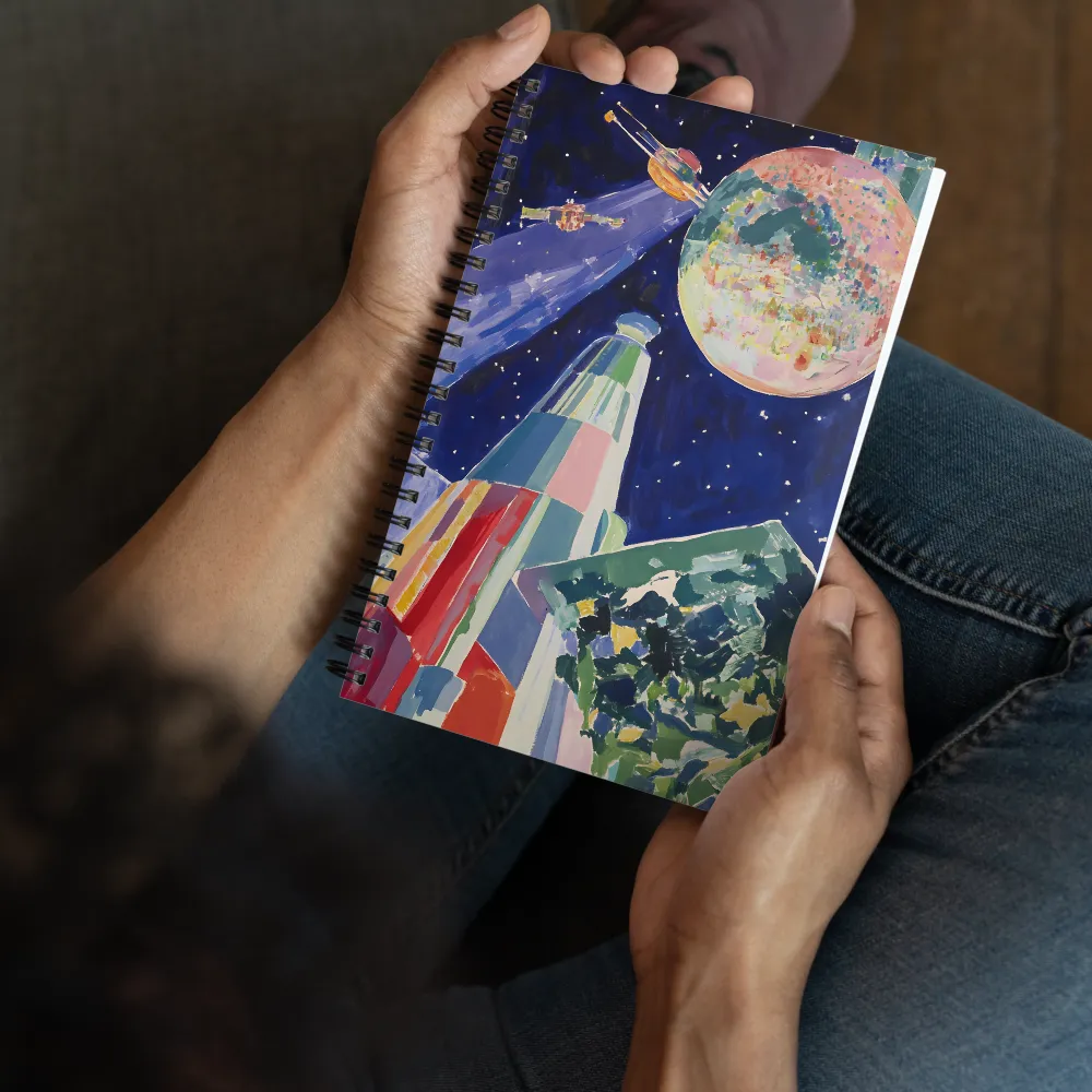 Cosmic Observatory Vista 
 Spiral Notebook | 140 pages