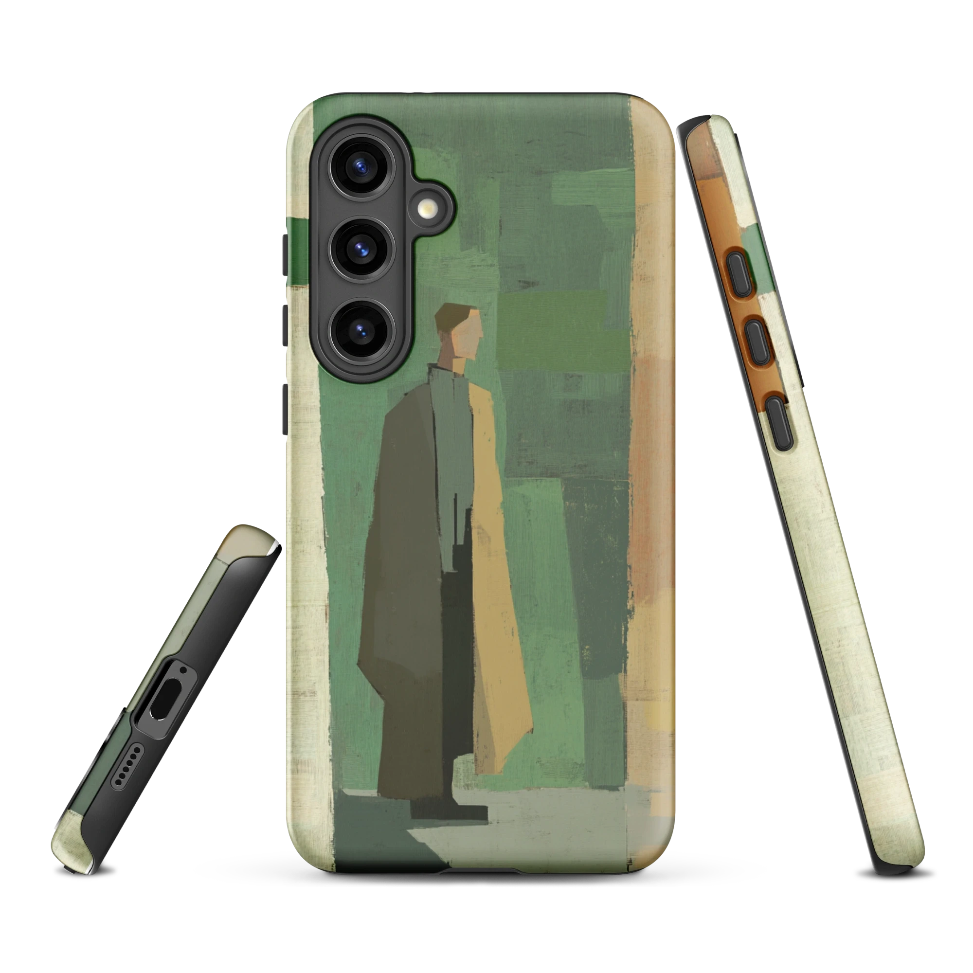 Man in Green Coat | Phone Case