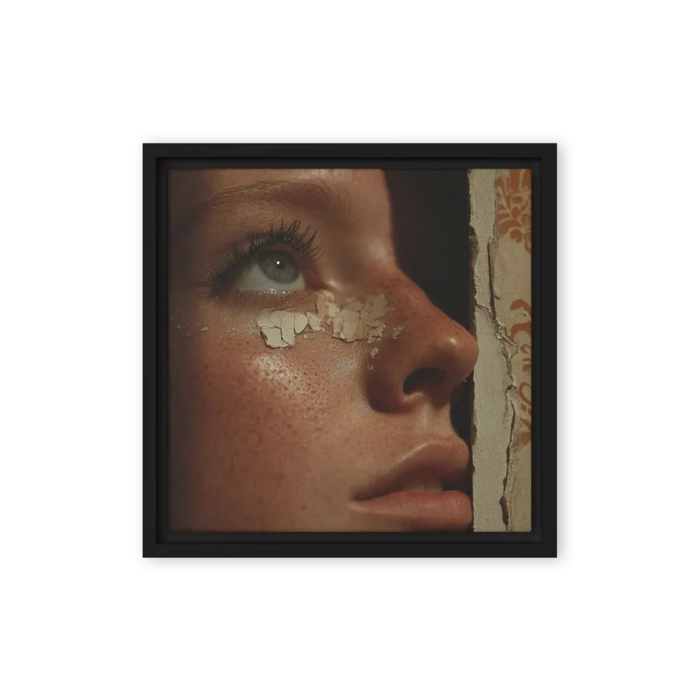 Peeling Plaster Portrait | Art Print