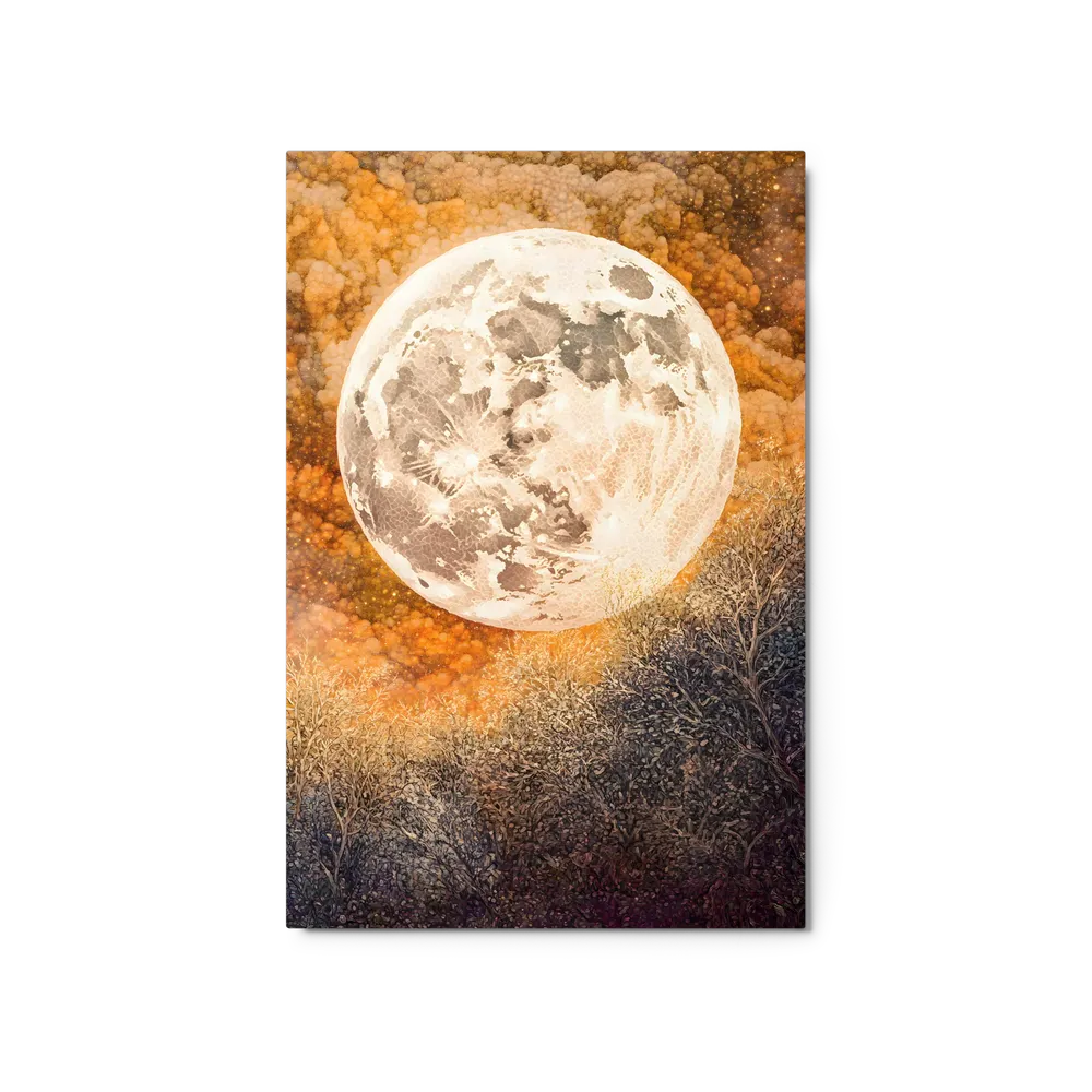 Cosmic Moonlit Forest | Art Print