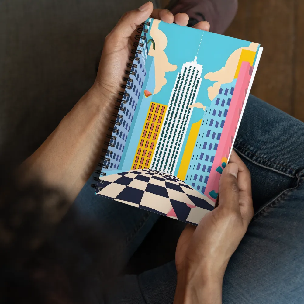 Vibrant Urban View 
 Spiral Notebook | 140 pages