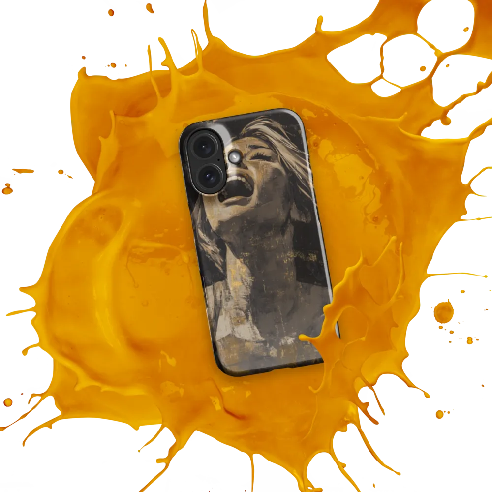 Golden Scream 
 iPhone 14 Plus | Tough Case