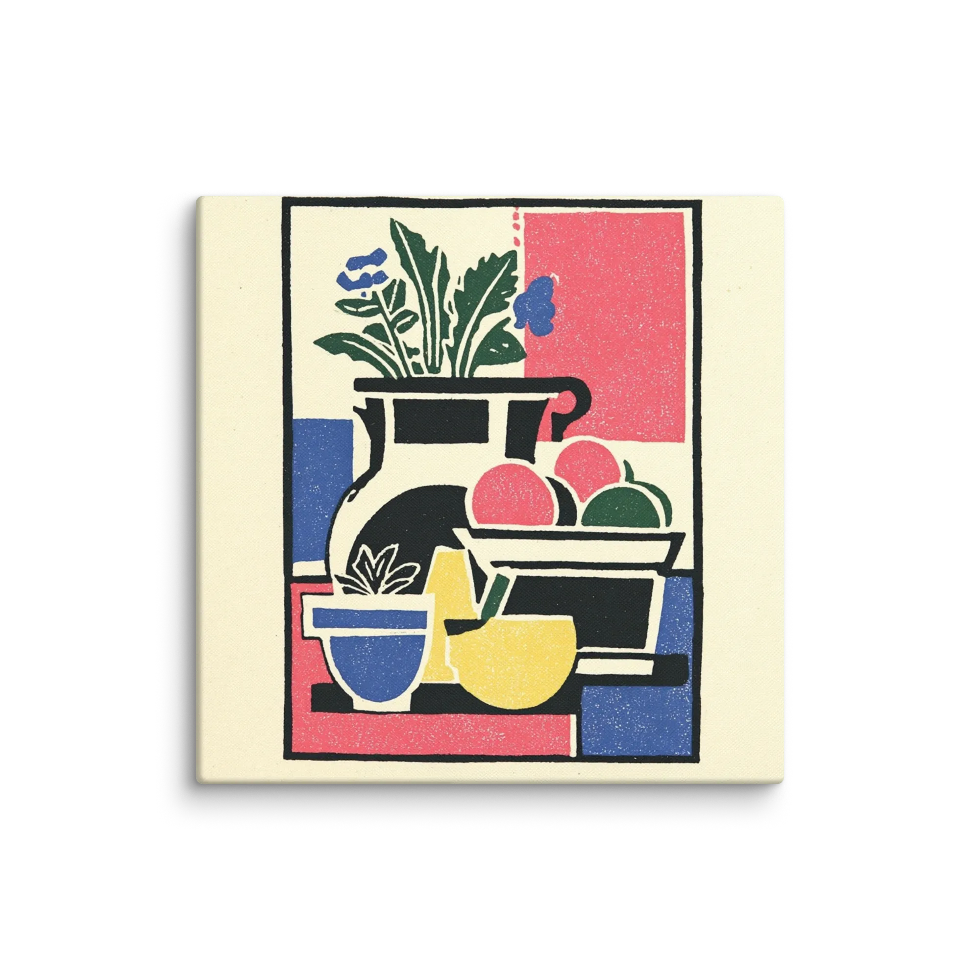 Relief Print Style Art for Modern Walls — Bold Ink