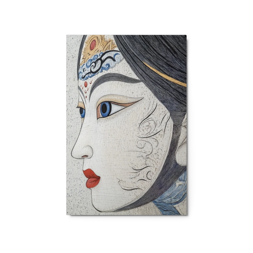 Enigmatic Mosaic Profile | Art Print