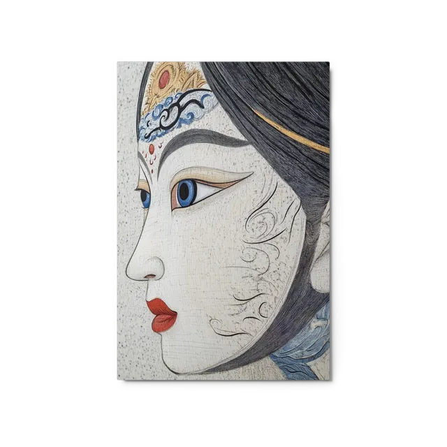 Enigmatic Mosaic Profile | Art Print