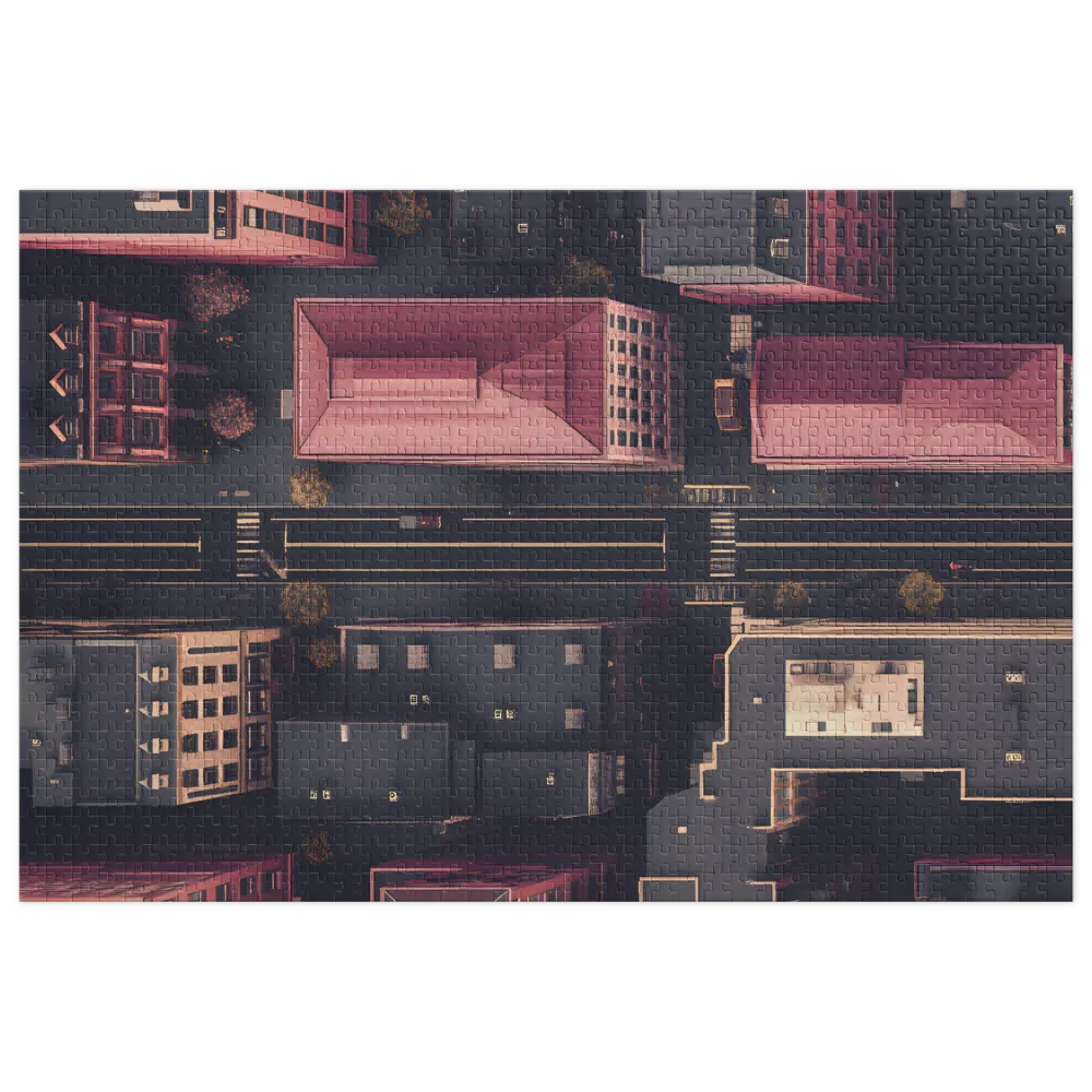 Urban Grid 
 Jigsaw Puzzle in Tin Box