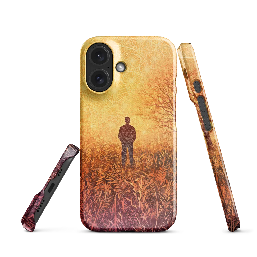 Golden Horizon Silhouette 
 Samsung Galaxy S25 | Snap Case