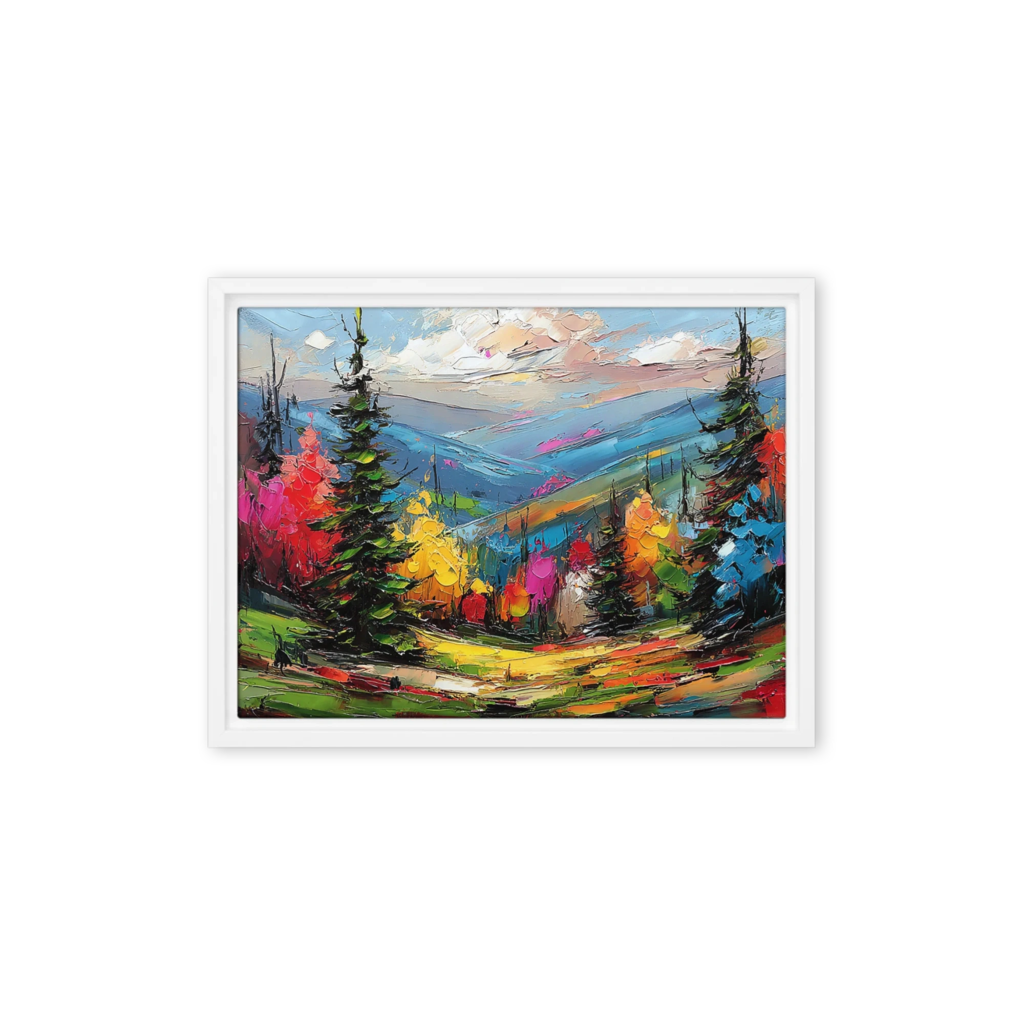 Vibrant Mountain Pines