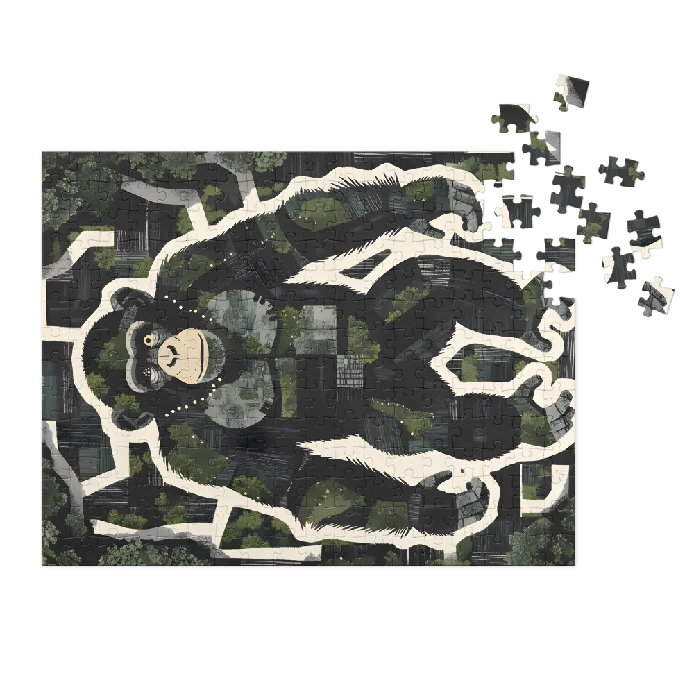 Patchwork Chimpanzee | Jigsaw Puzzles