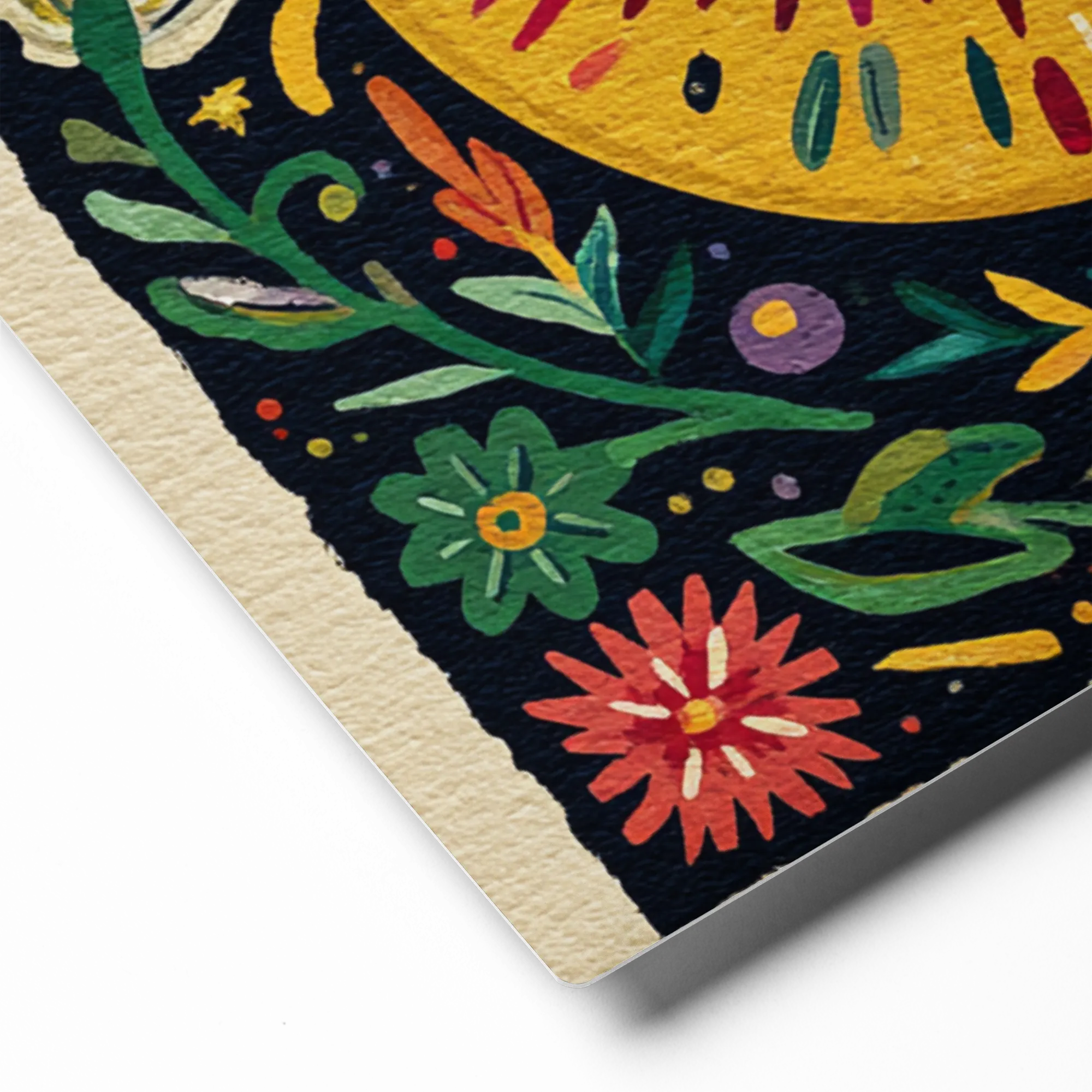 Mystic Eye Floral Folk Art 
 Canvas | 11″x 14″
