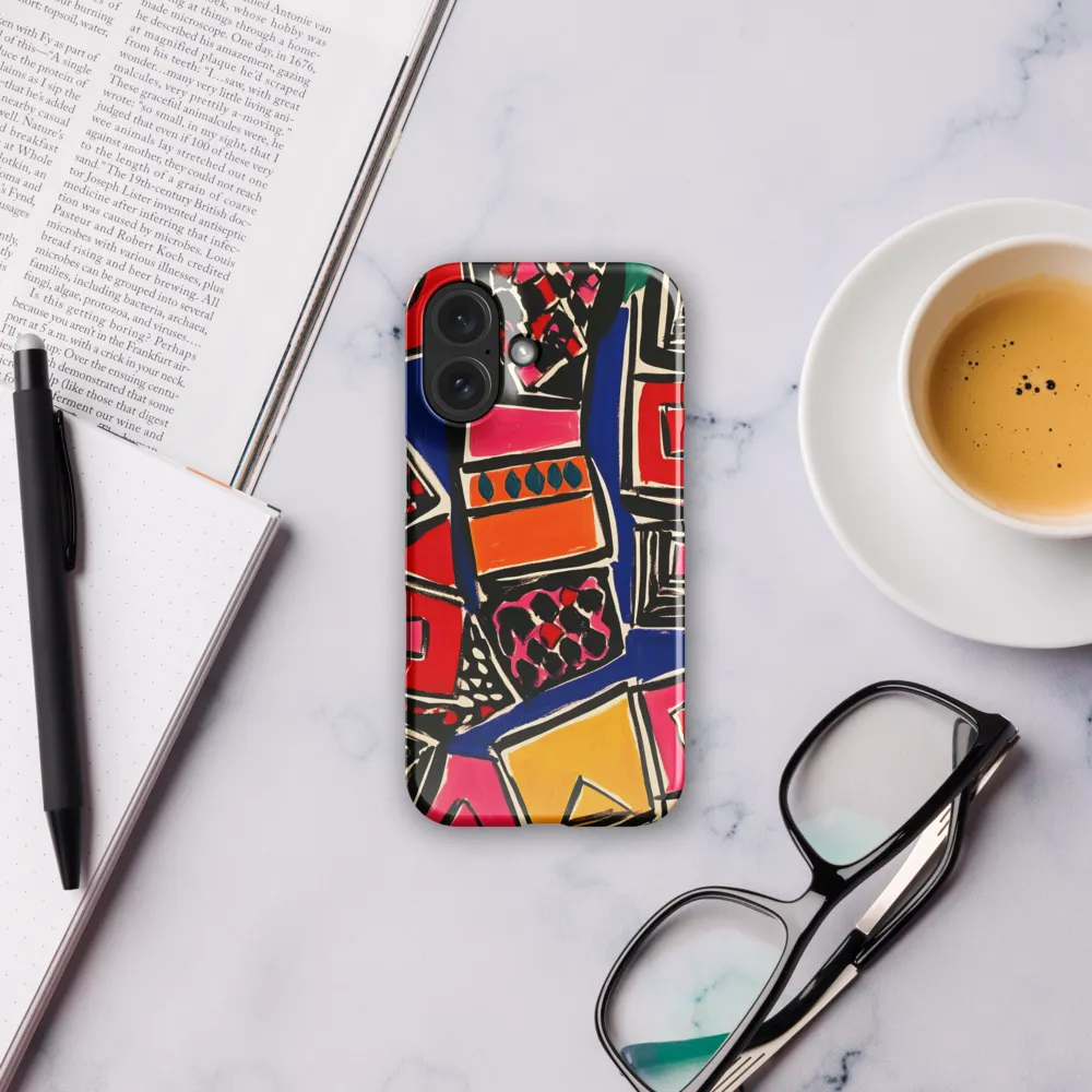 Colorful Geometric Abstraction 
 iPhone 16 Pro | MagSafe® Tough Case