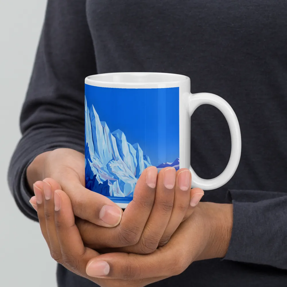 Blue Glacier 
 Mug with Red inside | 15 oz