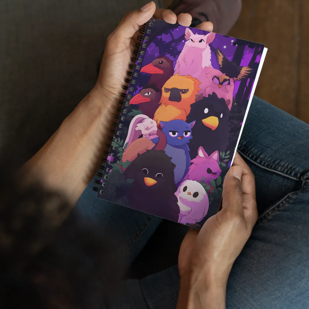 Whimsical Avian Gathering